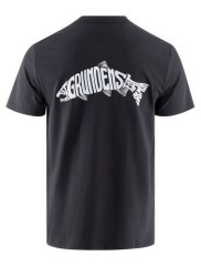 Tričko Grundéns Eat Your Words HD Pocket Tee Black Salmon Graphic