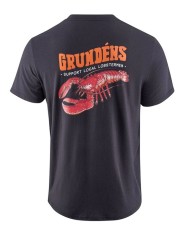 Tričko Grundéns Podrška Ribarima na Lopu SS T-Shirt Crna