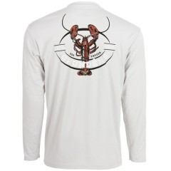 Tričko Grundéns Tech Tee LS Lobster Print Glacier Tričko Grundéns Tech Tee LS Lobster Print Glacier