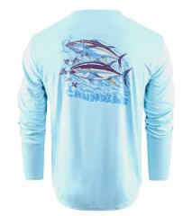 Tričko Grundéns Twin Tuna LS Tech Tee