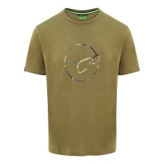 Tričko Korda Distressed Logo Tee Maslinasta