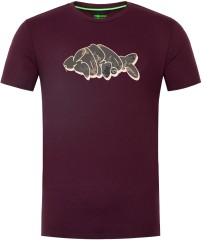 Tričko Korda Outline Tee Burgundac