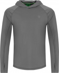 Tričko Korda UPF Hooded Top Charcoal