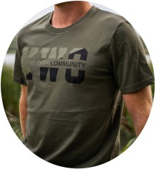 Tričko KWO Twotone T-Shirt Army Green