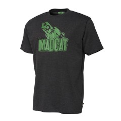 Tričko MADCAT Clonk Teaser T-Shirt Tamno Sivo Melange Tričko MADCAT Clonk Teaser T-Shirt Tamno Sivo Melange