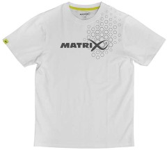 Tričko Matrix Hex Print T-Shirt Bijela