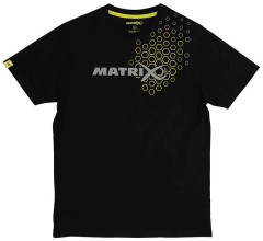 Tričko Matrix Hex Print T-Shirt Crna
