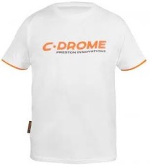 Tričko Preston C-Drome White T-Shirt Veličina M