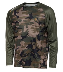 Tričko Prologic UV Camo Long Sleeve Green