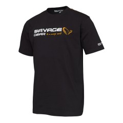 Tričko Savage Gear Signature Logo T-Shirt Crna