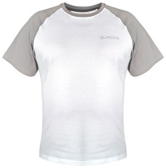 Tričko Shimano Short Sleeve T-Shirt White