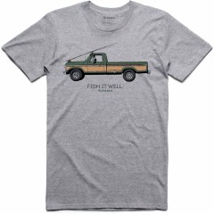 Tričko Simms Fish It Well 250 T-Shirt Grey Heather