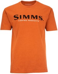 Tričko Simms Logo T-Shirt Adobe Heather