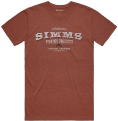 Tričko Simms Working Class T-Shirt Red Clay Heather