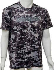 Tričko Starbaits Bank Digital Camo Grey