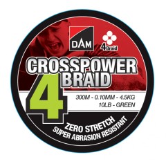 Upredenica DAM Crosspower 4-Braid Green 300m