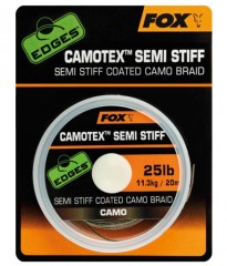 Upredenica Fox Edges Camotex Semi Stiff Coated Camo Braid 20m