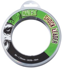 Upredenica Madcat Shock Leader Černá 50m 1,10mm 265lb/120kg