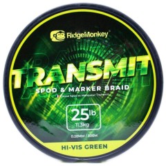 Upredenica RidgeMonkey Transmit Spod and Marker Braid 0,28mm 25lb 300m