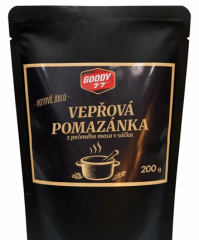 Vepřová Pomazánka z Pečenog Mesa u Vrećici GOODY 77 - 200gr