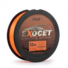 Vlasec Fox Exocet Fluoro Orange Mono 1000m 0,30mm
