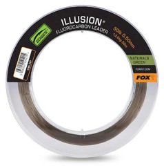 Vlasec Fox Illusion Fluorocarbon Leaders Naturals Green 50m