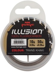Vlasec Rage Illusion Soft Fluorocarbon Trans Khaki 50m