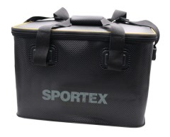 Vodootporna torba Sportex crna 40x28x27cm