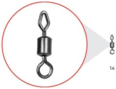 Vrtilica Nytro Connex Mixed-Eye Mini Feeder Swivel 14