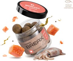 Vyvážené Boilies Delphin BreaX/SeaKER Oliheň-Losos