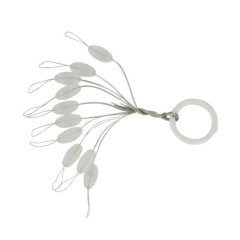 Zarážka Black cat Silicon Stopper Oval 7mm 10ks Zarážka Black cat Silicon Stopper Oval 7mm 10ks