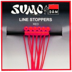 Zarážky DAM Sumo Line Stopper 6ks Červená Zarážky DAM Sumo Line Stopper 6ks Červená