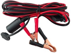 Zásuvka Autozapaľovača Boat007 so Svorkami 12V 3m