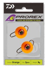 Zátěž Daiwa Prorex Flexi Jig-System TG Glava Fluo Narančasta