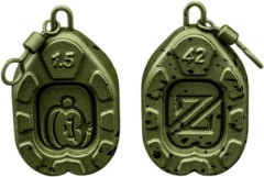 Zátěž RidgeMonkey Zead Gripper Camo Brown