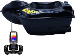 Zavážeća Lodička Boatman Fighter PRO s GPS i Echolotom Crna