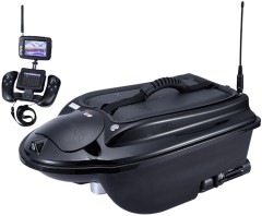 Zavážecí Lodička Boatman Actor Plus PRO s GPS a Echolotem Černá