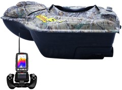 Zavážecí Lodička Boatman Fighter PRO s GPS a Echolotem Camo