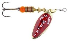 Zavrtnja Rotočna Mepps Aglia Long Zlatna Crvena