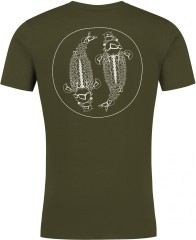 Ženska majica Korda Womens Mandala T-Shirt Dark Olive