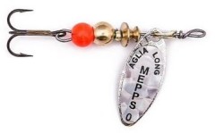 Žlica Rotočna Mepps Aglia Long Dugačka Srebrna Veličina 3