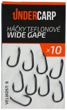 10 kom - Udice UnderCarp Teflonske WIDE GAPE Veličina 6
