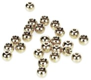 100ks - Hlavičky Giants Fishing Nickel Beads Strieborná