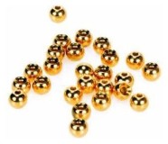 100ks Korálky Giants Fishing Hlavičky zlaté 2,3 mm
