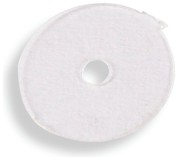 100ks Zarážky Iron Claw Provider Bait Disc 9 mm fluo čirá