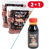 10kg Kŕmne Boilie Magic Wolf Losos/Broskyňa 20mm + Booster ZADARMO 10kg Kŕmne Boilie Magic Wolf Losos/Broskyňa 20mm + Booster ZADARMO