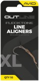 10kom - Adapter Avid Carp Outline FleckTone Line Aligner XL