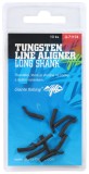 10kom - Adapteri za Udicu Giants Fishing Tungsten Line Aligner Long Shank Black