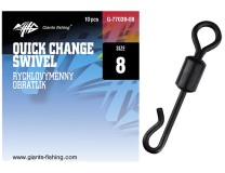 10kom - Brzoizmjenjiva Vrtilica Giants Fishing Quick Change Swivel vel.8
