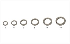 10kom - Čvrsti prsten Mistrall Split ring